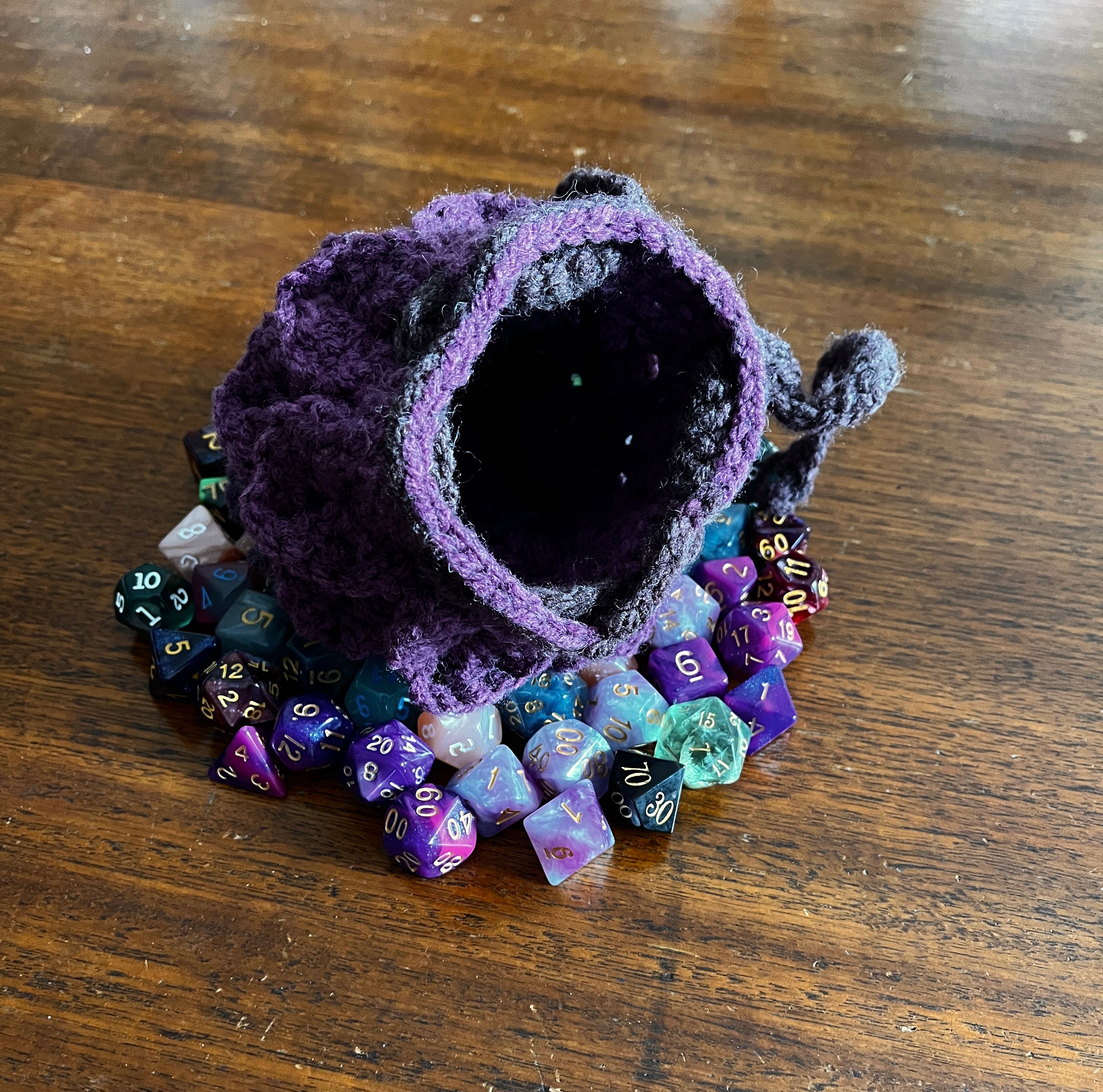Crochet Dice Bags for D&D- Large