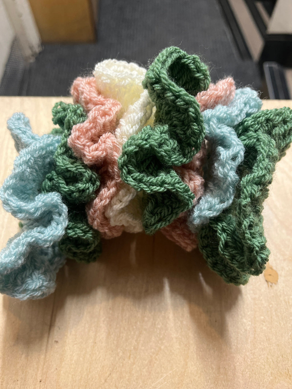Handmade Crochet Scrunchies