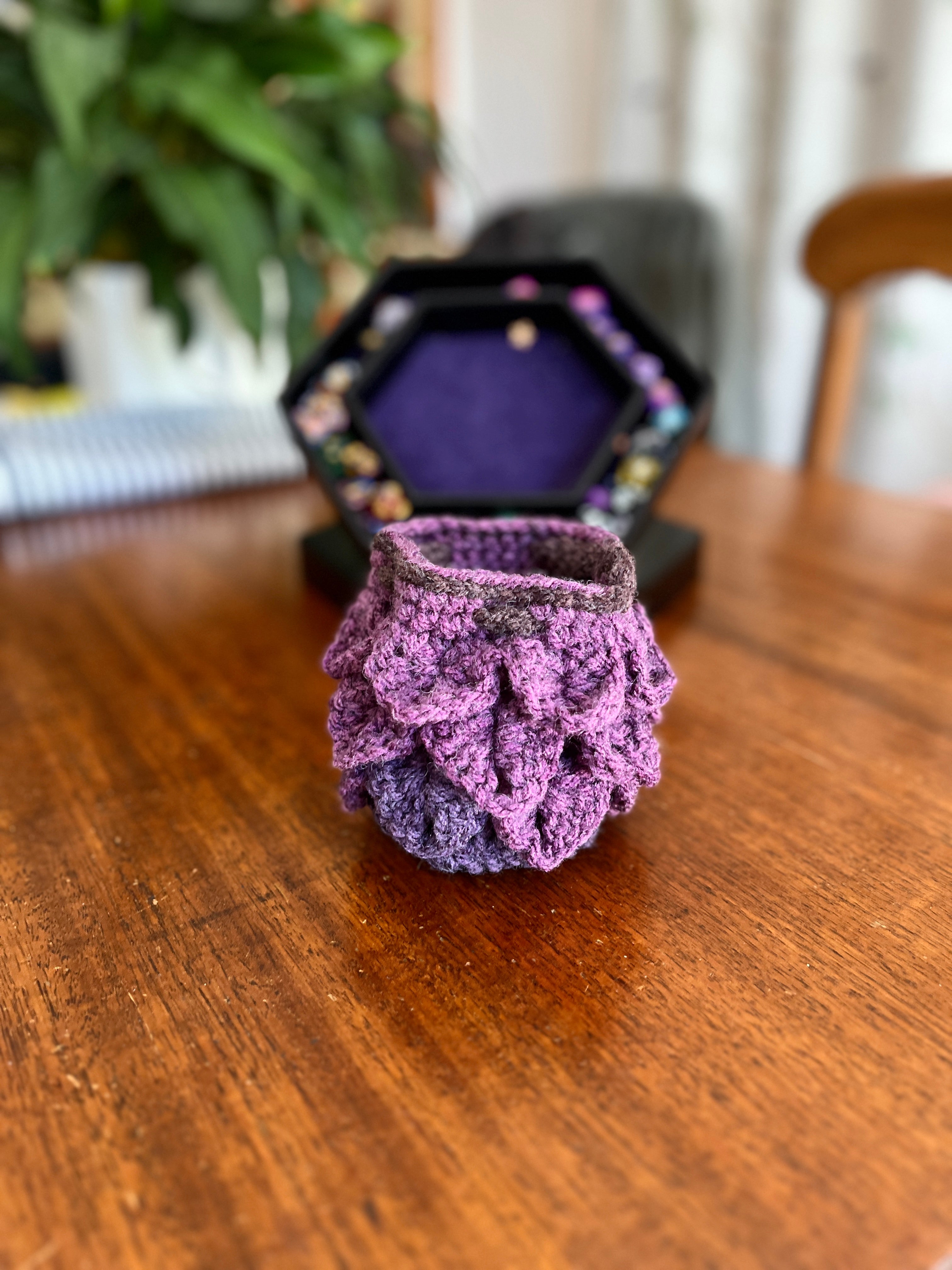 Crochet Dice Bags for D&D- Large
