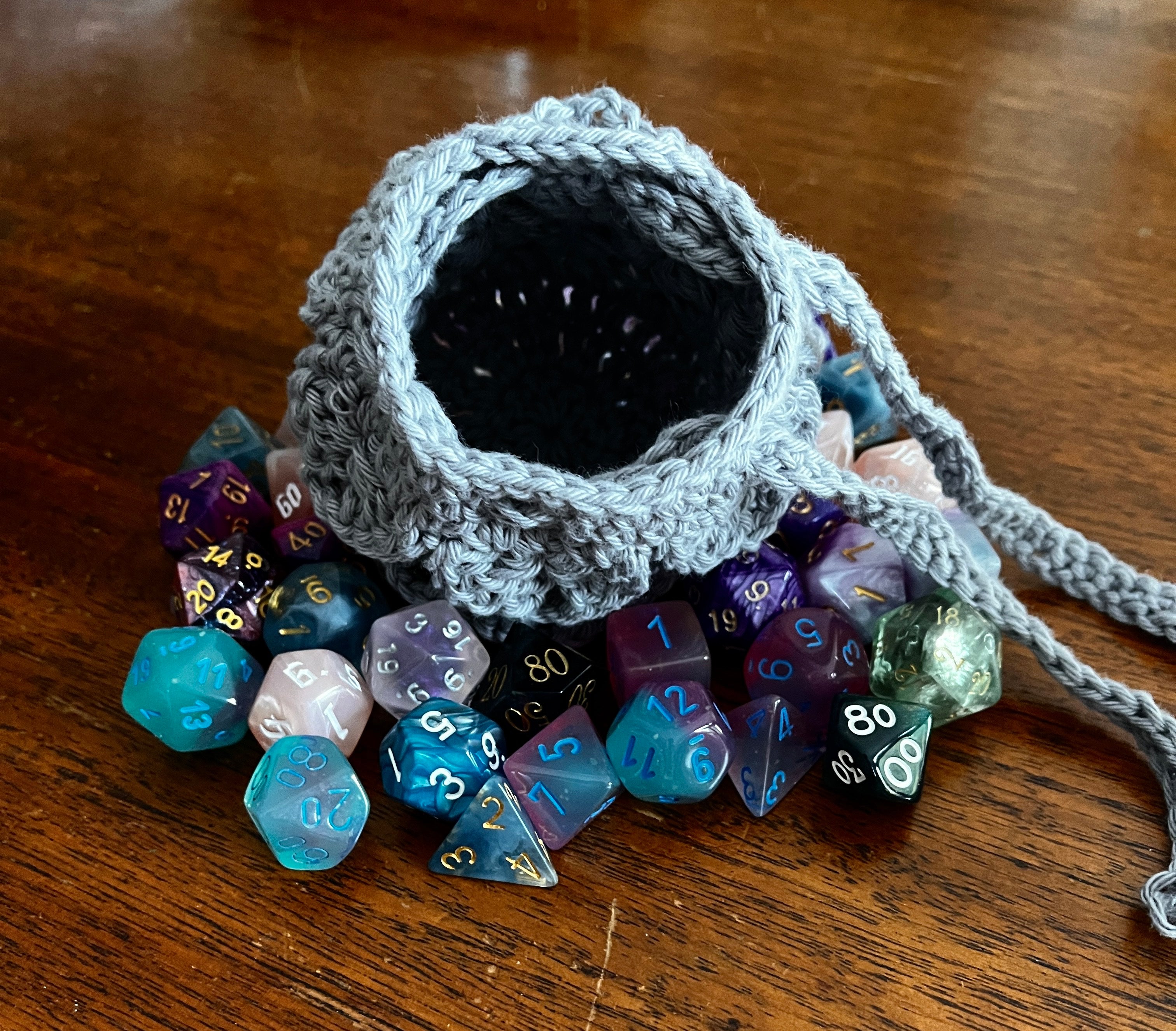 Crochet Dice Bags for D&D-Small