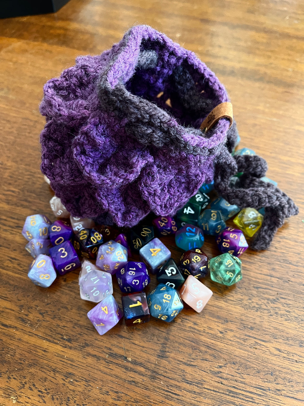 Crochet Dice Bags for D&D- Large