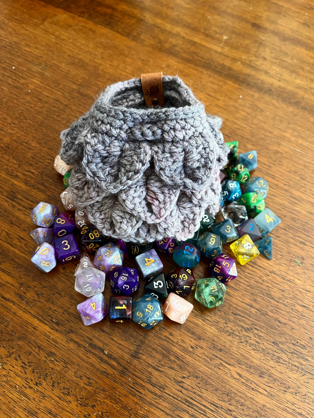 Crochet Dice Bags for D&D- Large