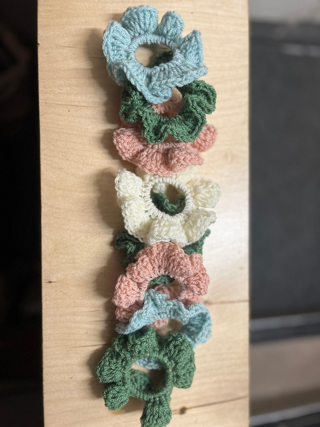 Handmade Crochet Scrunchies
